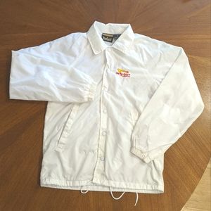 Ultra rare White in-n-out windbreaker jacket - size S